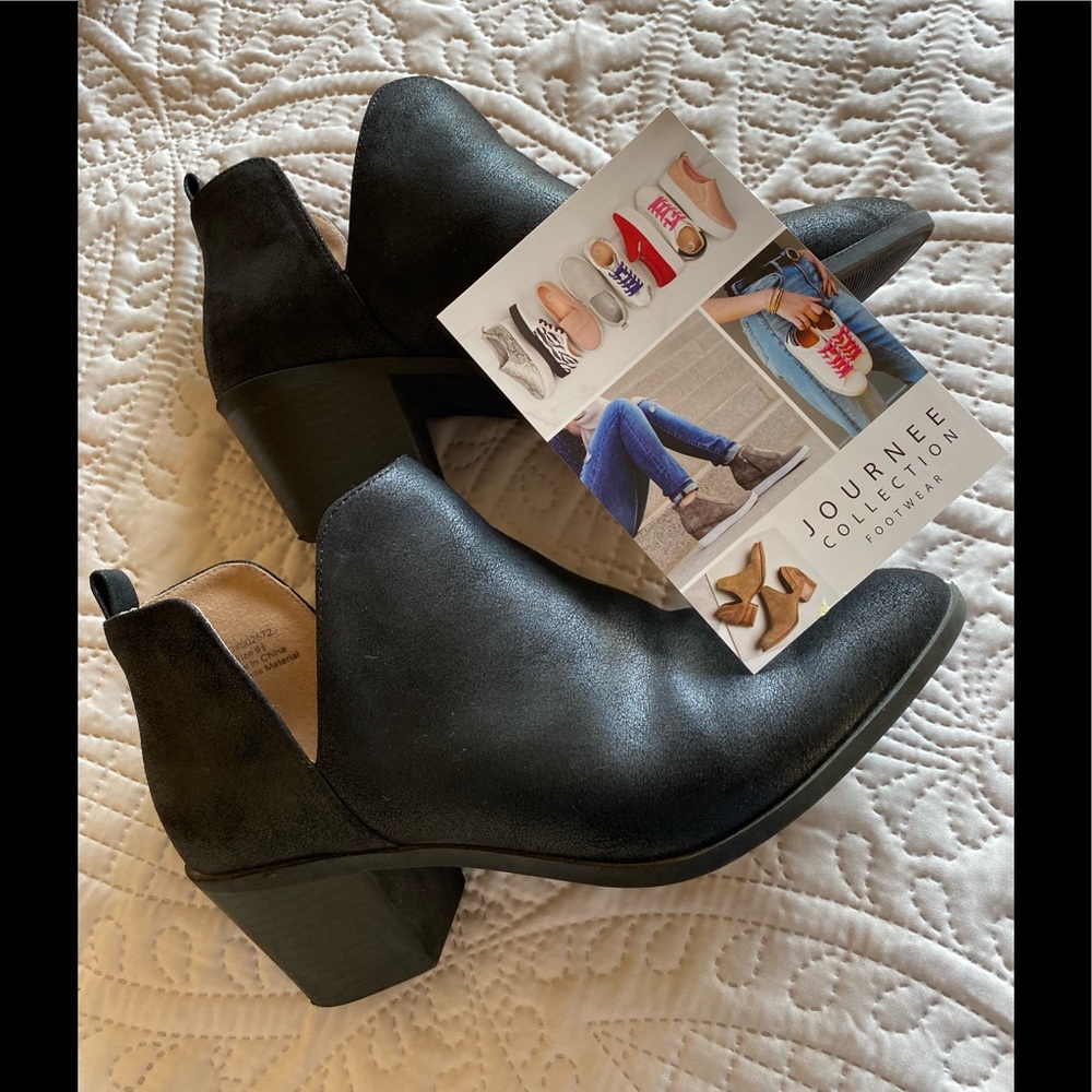 Journee Collection Side-Split Booties - image 1